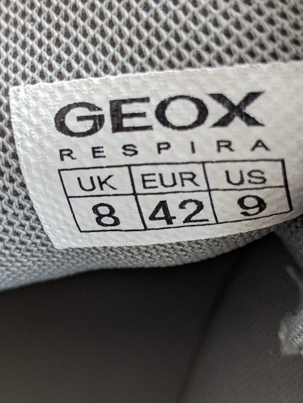 GEOX Men’s Gray Casual Sneakers